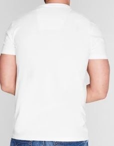 Pierre Cardin Plain T-Shirt - męska - XXL- biała