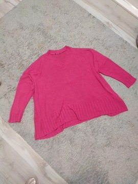 Sweter fuksja rozm. 65 ,90 klatka 