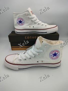 Promocja! Trampki Converse białe r.38