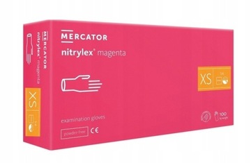 Mercator Medical Nitrylex пурпурный розовый R. XS 100