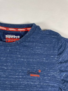 T-shirt SuperDry S granatowy