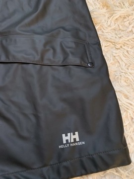Czarna kurtka Helly Hansen 176 cm S przeciwdeszczo