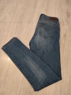 Levi's modern rise skinny 24 denim curve