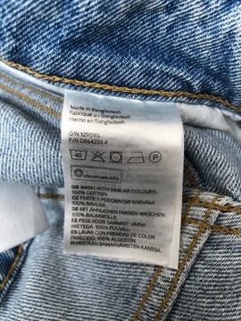 Spodnie damskie jeansowe typu LOOSE H&M XL/42