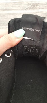 Sneakersy damskie Calvin Klein zamszowe stylowe 38