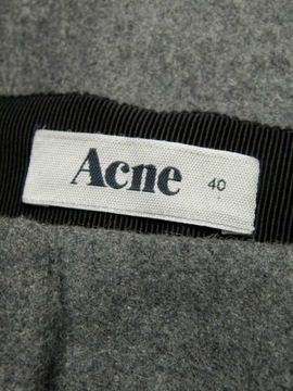 Acne Studios wełniane spodnie wysoki stan