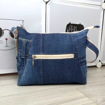 Torebka Boni dżinsowa (denim) handmade