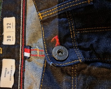 spodnie jeans Tommy Hilfiger  30/32, granatowe