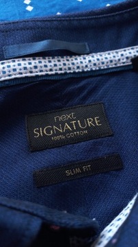 nowa wizytowa męska koszula Next Signature slimfit