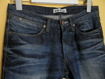 Acne Studios Max True Dark jeansy slim
