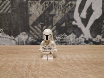 LEGO biały Boba Fett figurka kolekcjonerska