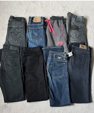 Nike Diesel Lee Levis Wrangler Adidas 8 szt XS/S