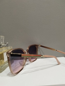 Okulary przeciwsłoneczne UV400 Mucha efekt Ombre 