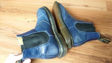 Dr Martens botki sztyblety damskie 39 granatowe 