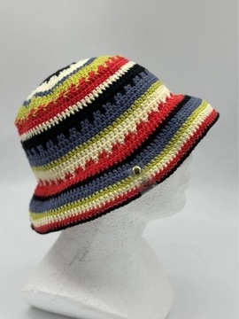 Letni kapelusz typu bucket hat Handmade by Cute Peony model Bali