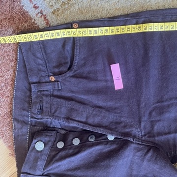 Levi’s 501 spodnie jeans brązowe