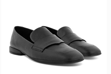 Buty damskie, skórzane, Ecco Anine Squared loafer