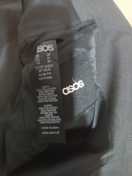 Ciemnoszara marynarka Asos slim fit używanaXS/ S