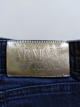 ARMANI JEANS spodnie damskie jeans proste roz.M