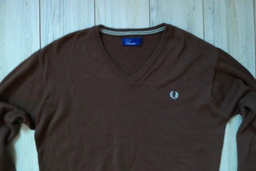 sweter welniany FRED PERRY r. M L jak NOWY okazja