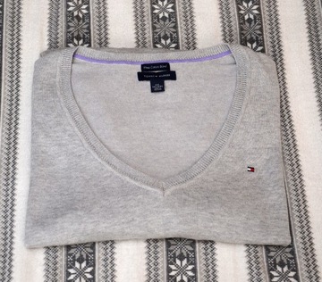 Sweter Tommy Hilfiger, rozm. XXL- L, bawełna pima