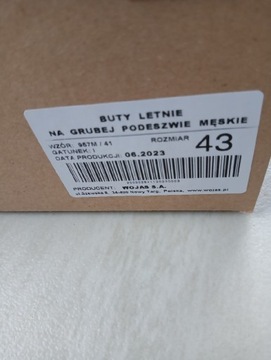 Buty letnie na grubej podeszwie  Wojas 957M