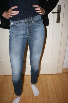 spodnie jeansy Calvin Klein Jeans size 29 rurki S/M