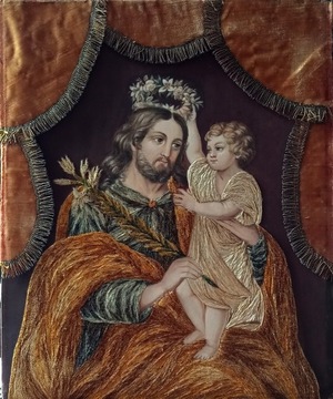 Obraz sakralny Św. Józef z Dzieciątkiem Jezus