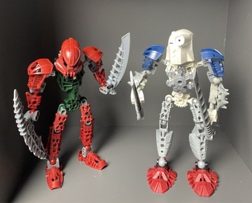 Bionicle zestaw dwóch figurek 