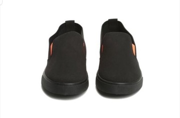 Czarne trampki Vices typu slip on