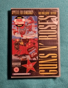 GUNS N' ROSES APPETITE FOR DEMOGRACY DVD