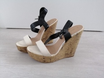 buty Sandały Czółenka na koturnie New Look r. 40