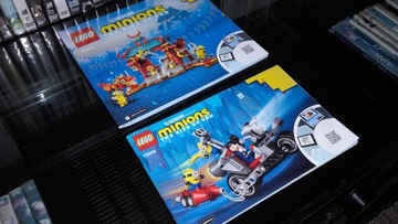 lego minionki 75550 i walka kung-fu 75549 motocykl