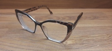  Sexy kocie nowe okulary w grubej oprawie