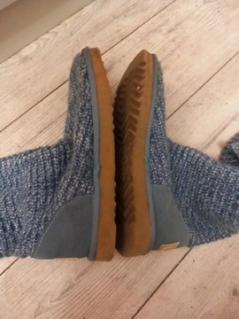 Kozaki UGG niebieskie