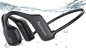 Relxhome Słuchawki kostne pływackie, 16 GB pamięć