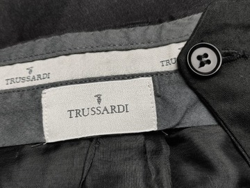 Trussardi włoskie eleganckie spodnie 