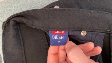 DIESEL Spodnie Jeansy Męskie czarne 31/34 jak nowe