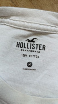 Biała koszulka T-Shirt Hollister