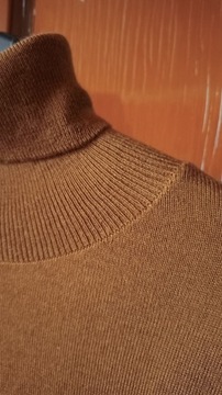 Bytom  Męski sweter z golfem, 50% Merino, Roz. M/L
