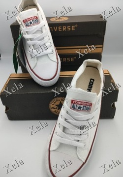 Promocja! Trampki Converse białe r.37