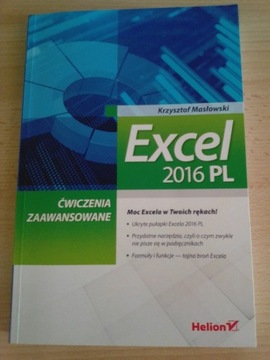 Excel 2016 PL . Ćwiczenia zaawansowane.