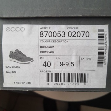 Ecco Exceed damskie Gore-Tex rozmiar 40