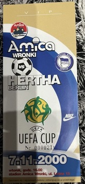 Bilet kolekcjonerski Amica - Hertha