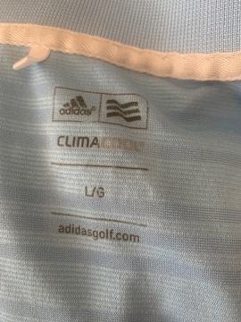 Adidas polo golf climacool błękitna L/XL DURHAM