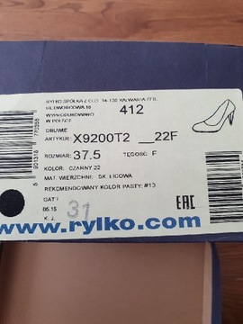 Buty Ryłko roz.37.5 szpilki