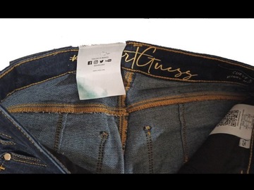 GUESS NOWE JEANSY PUSH UP SKINNY CURVE X W25 L30 