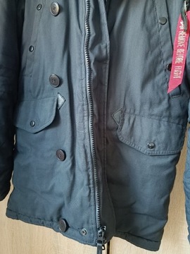 Kurtka zimowa Alpha Industries N-3B czarna S.