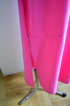 Y.A.S. sukienka koktajlowa długa maxi różowa L/XL wesele