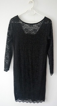 czarna koronkowa sukienka Reserved, rozmiar S